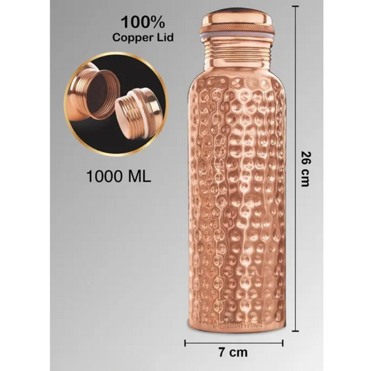 Zen Copper Handmade Water Bottle 1000ml