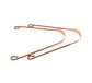 Pure Copper Tongue Scraper U-shaped